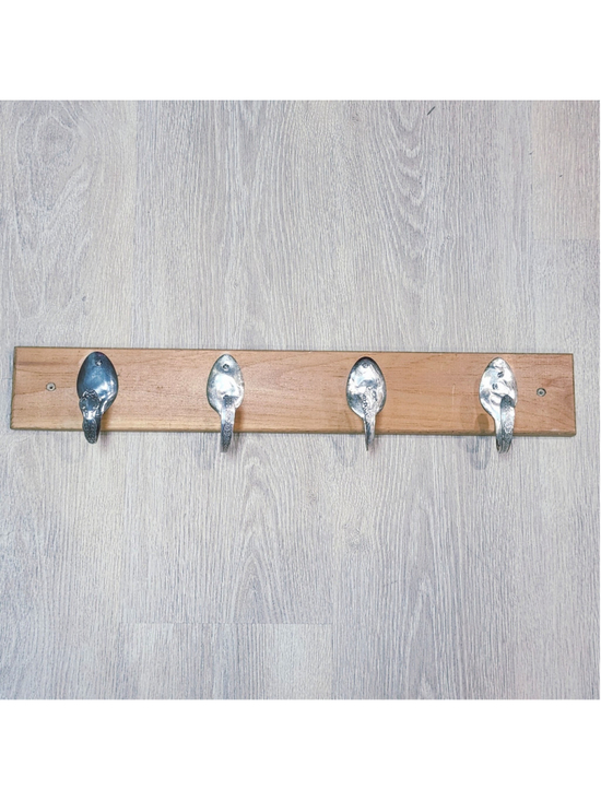 None Other - Rustic Spoon hanger shelf Handmade home decor